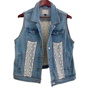 UpCycled Jean Vest M
